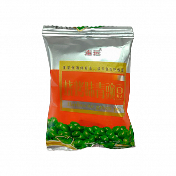 Жареный горошек со вкусом Барбекю 16г 1шт/168упак