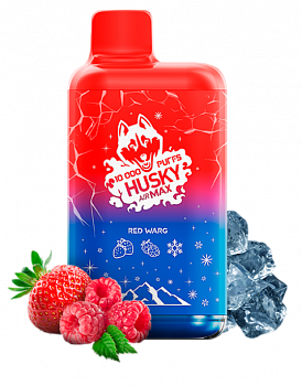 Husky AirMax 10000 STRONG POD-1 "RED WARG (Клубника, малина, лед)" 20